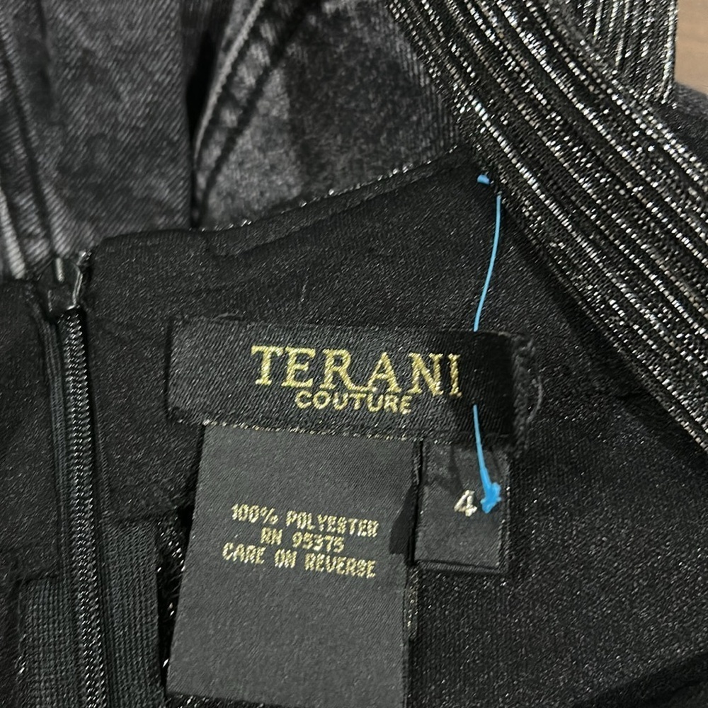 Vintage Y2K Terani Couture Dress Sparkle - Picture 4 of 5